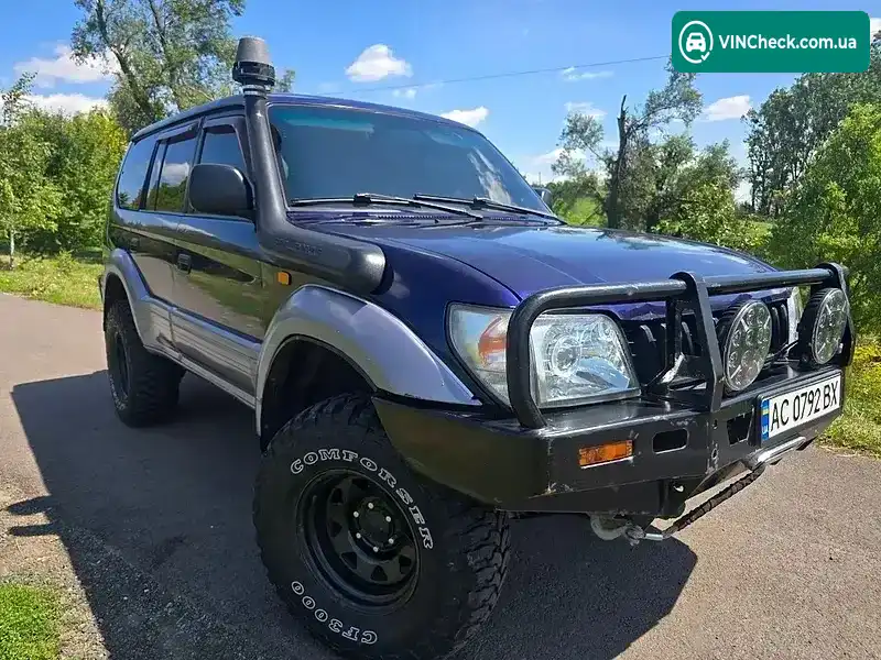 Toyota Land Cruiser Prado 1997, фото з оголошення 2 з 20, VIN JT111VJ9500017860