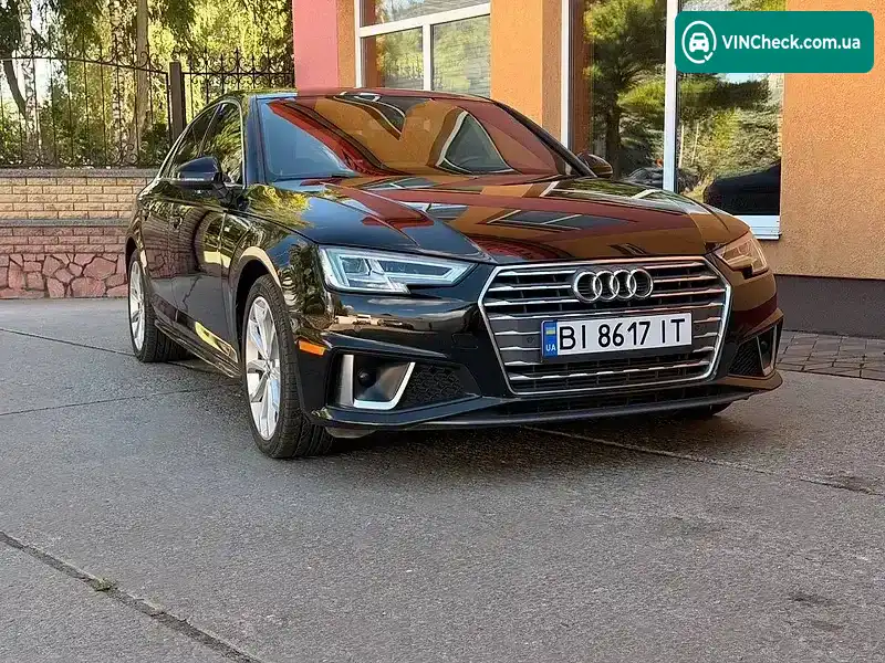 Audi A4 2019, фото з оголошення 1 з 20, VIN WAUENAF44KA077083