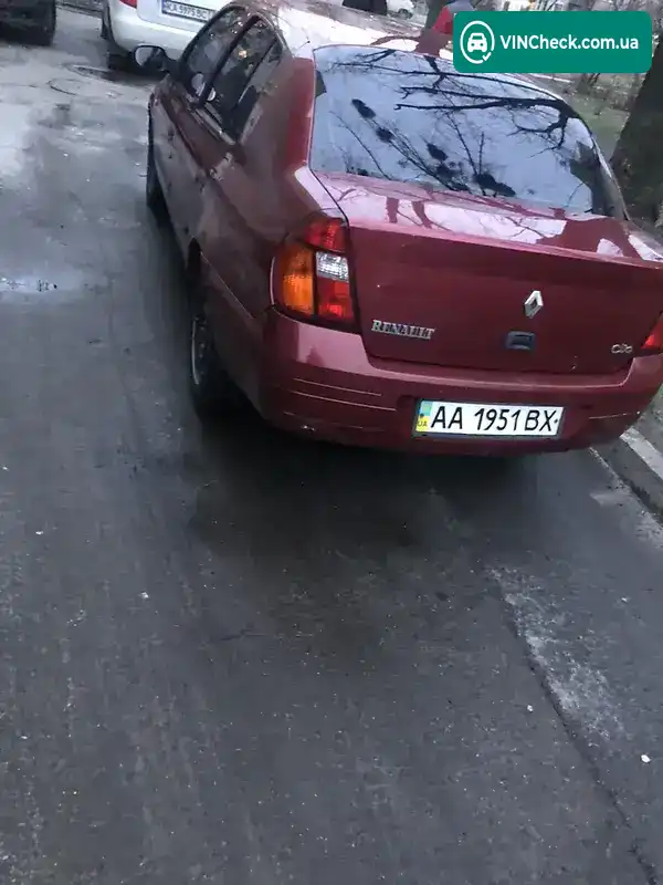 Renault Clio 2001, фото з оголошення 1 з 4, VIN VF1LB0K0525443263