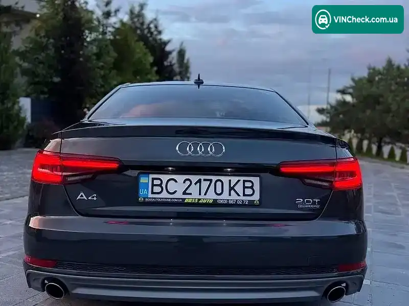 Audi A4 2018, фото з оголошення 2 з 15, VIN WAUDNAF48JA223057