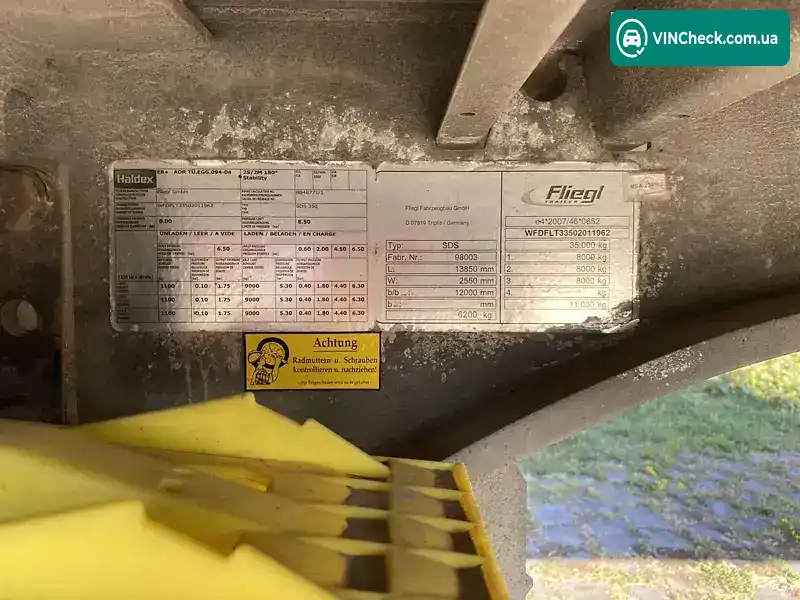 Fliegl SDS 350 2014, фото з оголошення 2 з 10, VIN WFDFLT33502011962