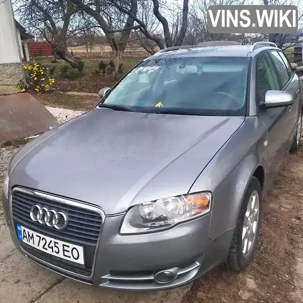 Audi A4 2007, фото з оголошення 1 з 6, VIN WAUZZZ8E38A025480