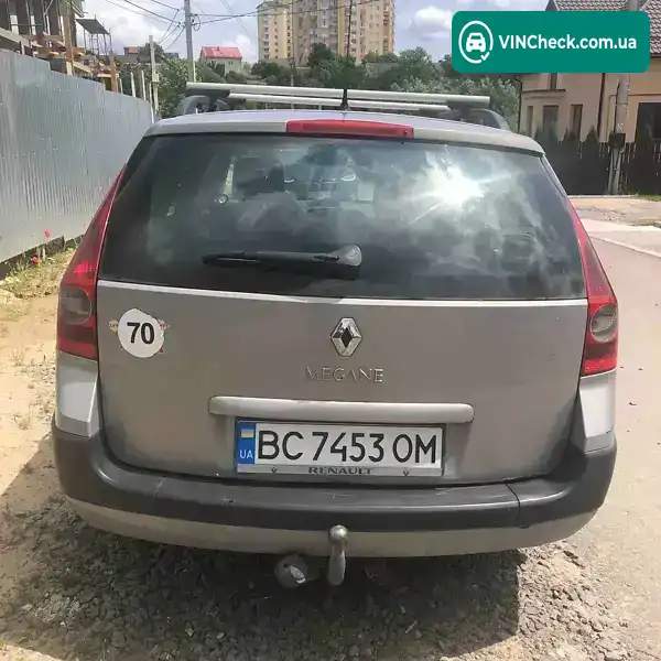 Renault Megane 2003, фото з оголошення 2 з 13, VIN VF1KM0C0H29873022