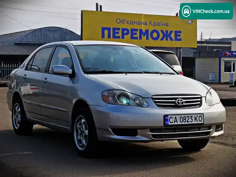 Toyota Corolla 2003, фото з оголошення 2 з 12, VIN 2T1BR38E54C172570