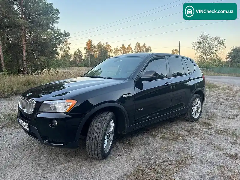 BMW X3 2012, фото з оголошення 1 з 14, VIN 5UXWX9C59D0A30672
