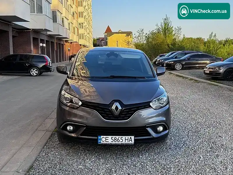 Renault Scenic 2017, фото з оголошення 2 з 10, VIN VF1RFA00258176289