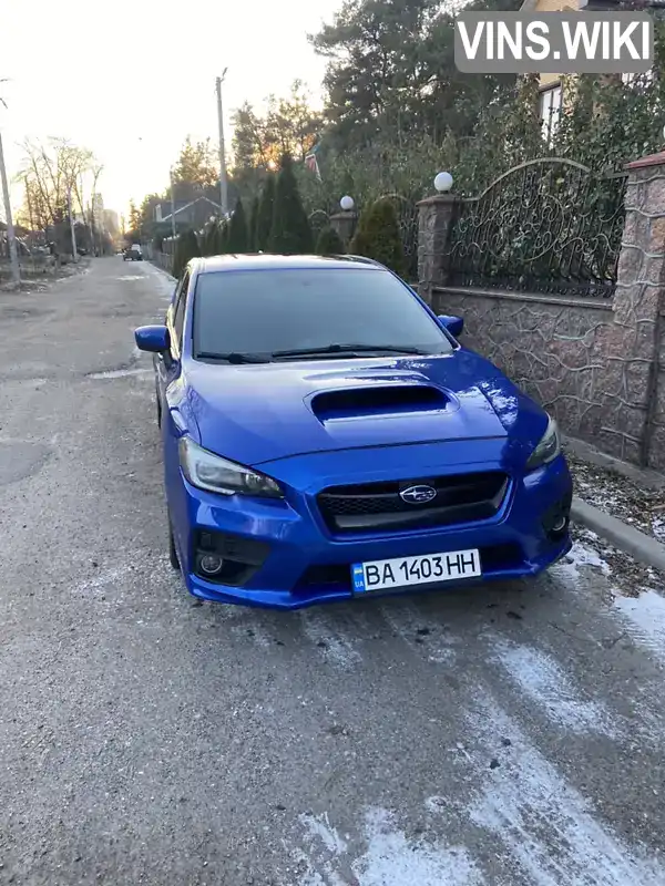 Subaru WRX 2014, фото з оголошення 1 з 14, VIN JF1VA1G65F8801154