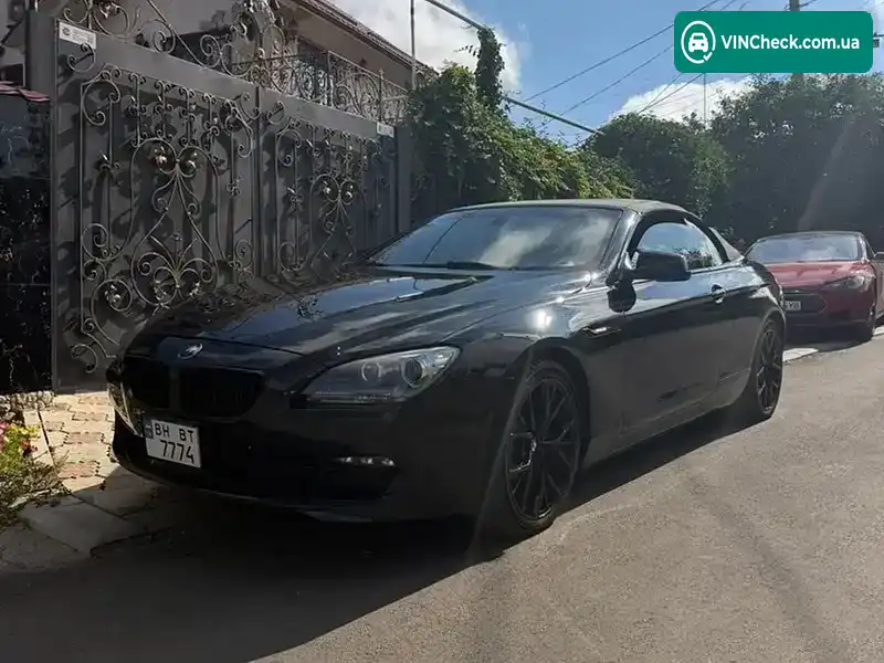 BMW 6 Series 2011, фото з оголошення 1 з 9, VIN WBALW7C59CC618543