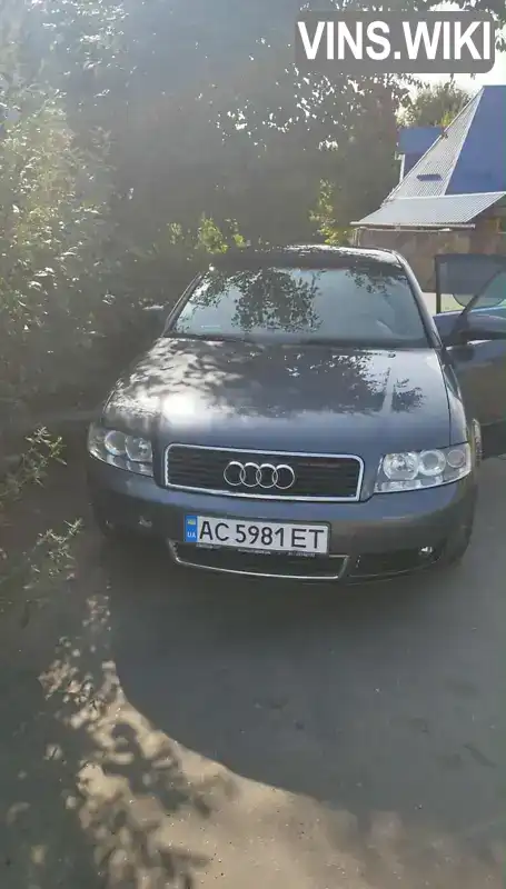Audi A4 2004, фото з оголошення 2 з 21, VIN WAUZZZ8E34A293455