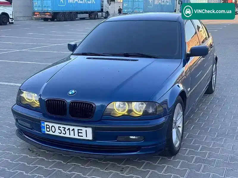 BMW 3 Series 2001, фото з оголошення 2 з 20, VIN WBAAL31060AY44787