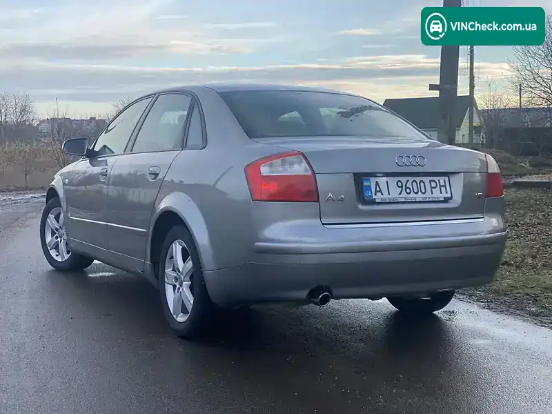 Audi A4 2003, фото з оголошення 2 з 20, VIN WAUZZZ8E24A111499