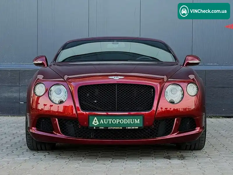 Bentley Continental GT 2012, фото з оголошення 1 з 20, VIN SCBFA63W1DC083486