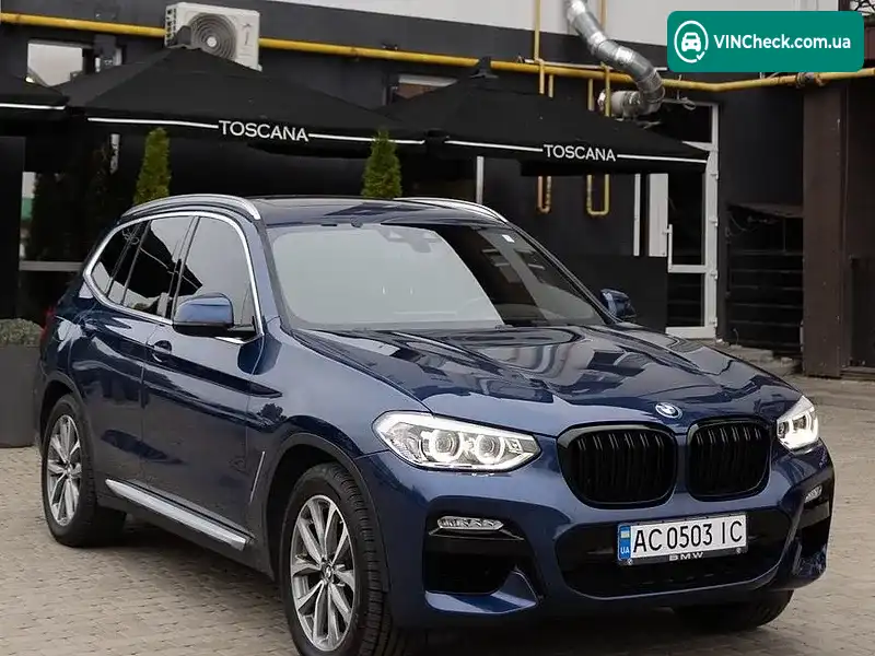 BMW X3 2018, фото з оголошення 1 з 20, VIN 5UXTR9C51KLD93847