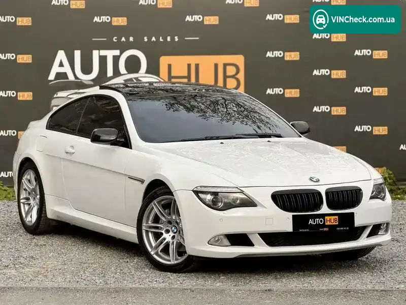 BMW 6 Series 2008, фото з оголошення 1 з 21, VIN WBAEA31030CV65504