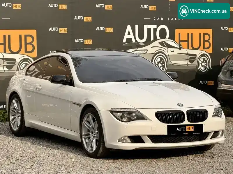 BMW 6 Series 2008, фото з оголошення 2 з 21, VIN WBAEA31030CV65504