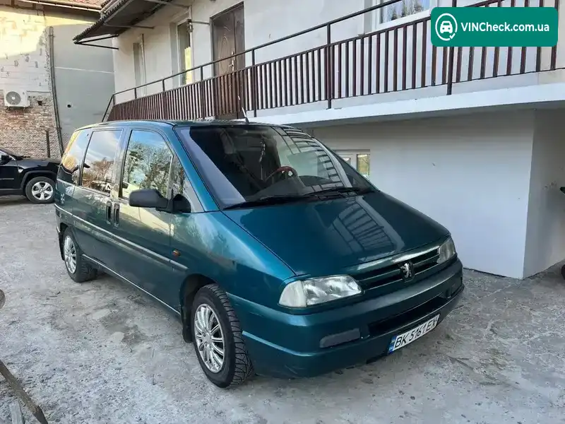 Peugeot 806 1997, фото з оголошення 1 з 13, VIN VF3221RB212293712