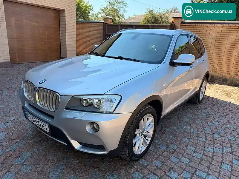 BMW X3 2012, фото з оголошення 2 з 20, VIN 5UXWX9C55D0A27865