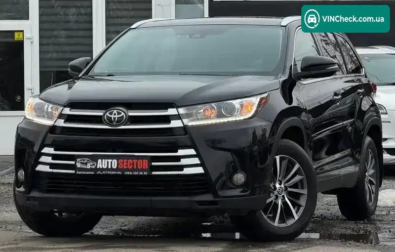 Toyota Highlander 2019, фото з оголошення 2 з 20, VIN 5TDJZRFH7KS629752