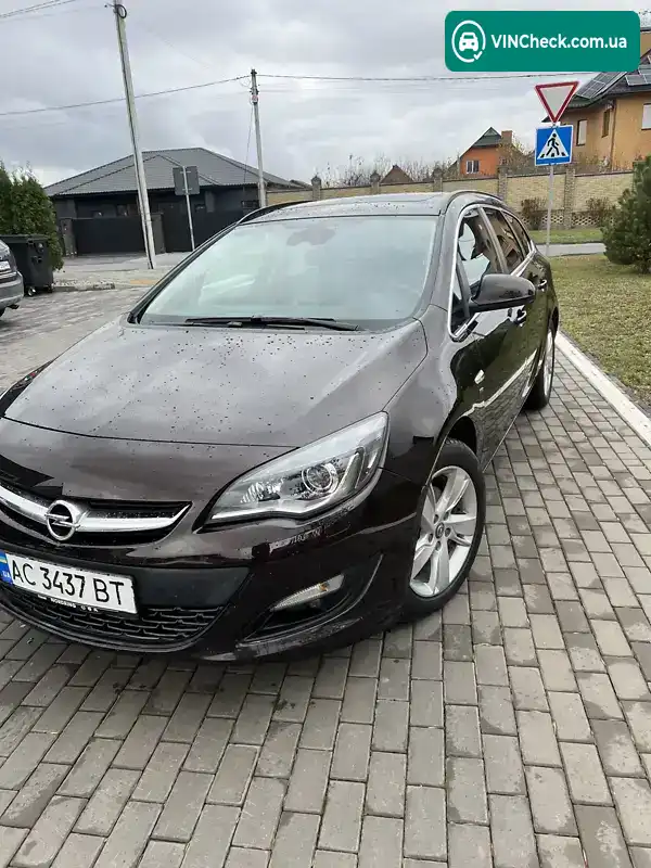 Opel Astra 2014, фото з оголошення 1 з 21, VIN W0LPD8EN6E8062421