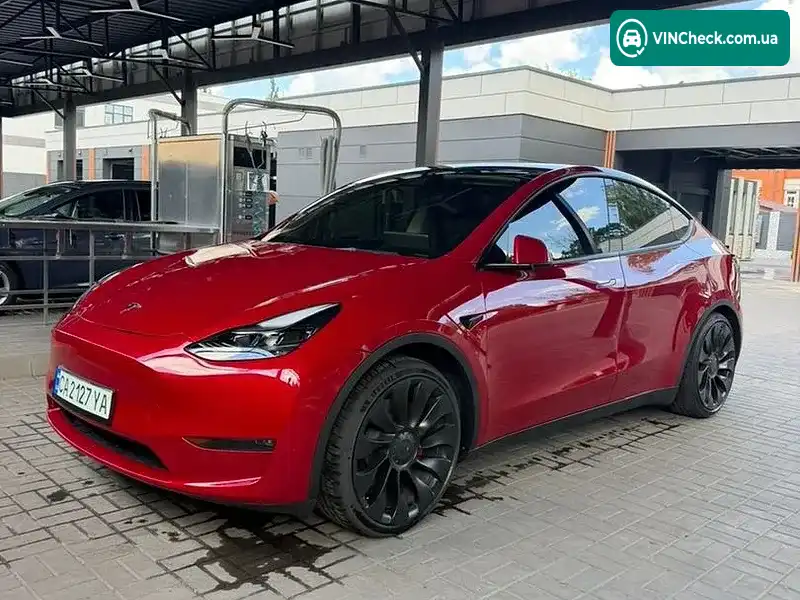 Tesla Model Y 2022, фото з оголошення 2 з 3, VIN 7SAYGDEF2NF537452