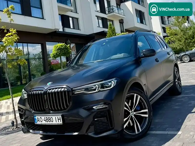 BMW X7 2021, фото з оголошення 1 з 20, VIN WBACX610809K38035