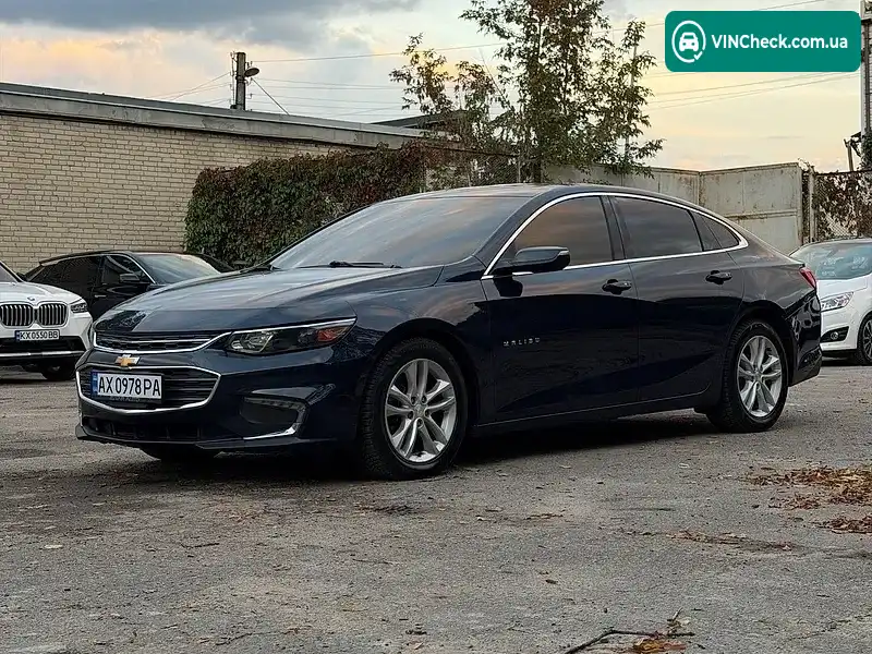 Chevrolet Malibu 2016, фото з оголошення 1 з 12, VIN 1G1ZJ5SU1GF305542