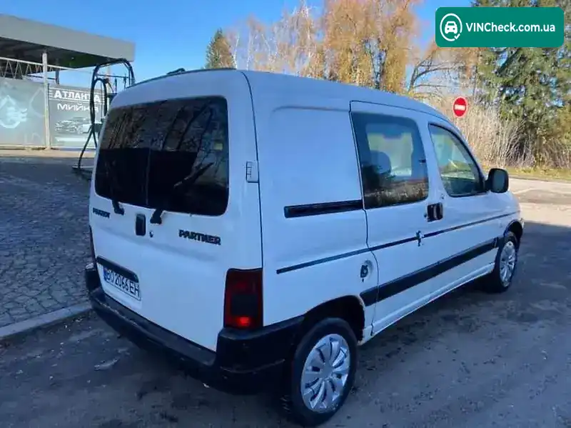 Peugeot Partner 2002, фото з оголошення 2 з 11, VIN VF35BWJYF60445599