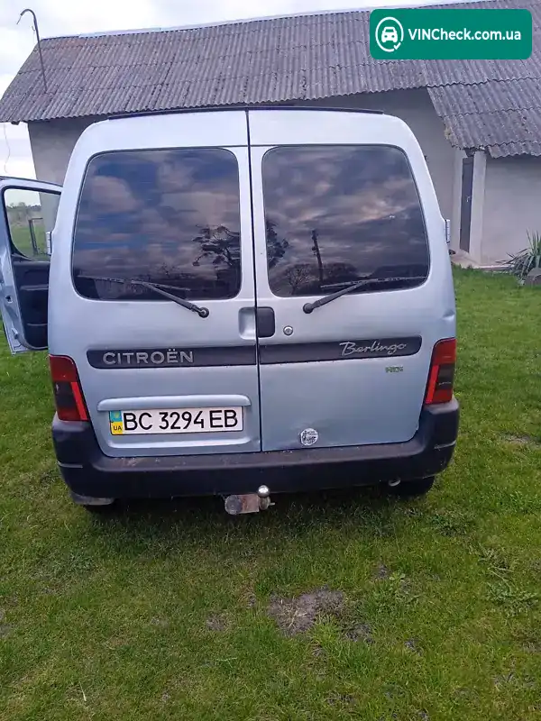 Citroen Berlingo 2005, фото з оголошення 2 з 9, VIN VF7GBRHYB94036413