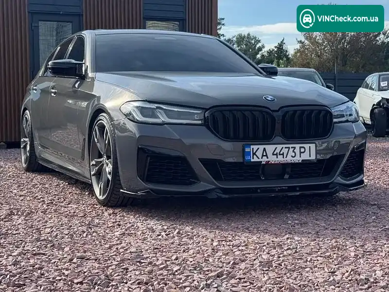 BMW 5 Series 2020, фото з оголошення 1 з 20, VIN WBA13BK04MCF29749