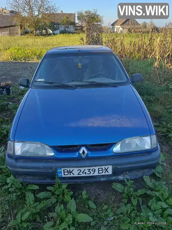 Renault 19 1992, фото з оголошення 1 з 5, VIN VF1B5320509533881