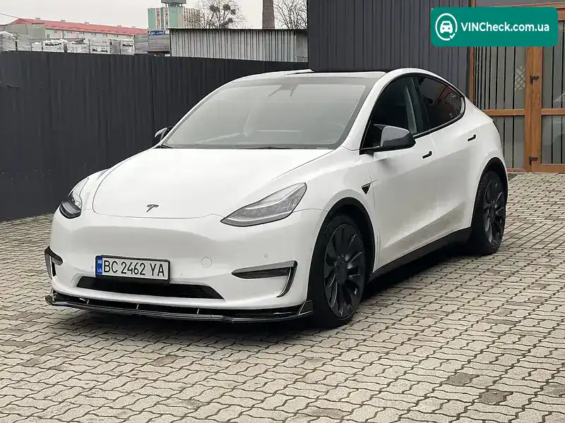 Tesla Model Y 2021, фото з оголошення 1 з 16, VIN 7SAYGDEE1NF325004