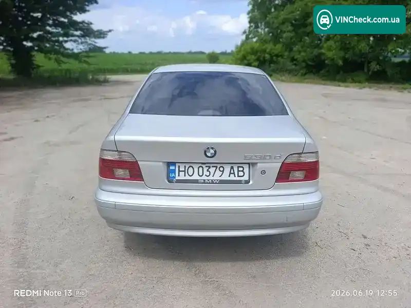 BMW 5 Series 2002, фото з оголошення 2 з 19, VIN WBADL81070GX66379