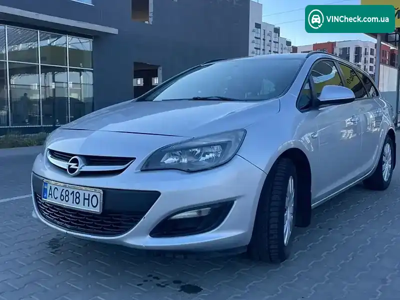 Opel Astra 2014, фото з оголошення 1 з 13, VIN W0LPD8E64E8071031