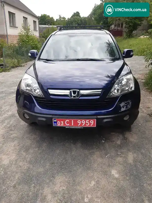 Honda CR-V 2007, фото з оголошення 1 з 10, VIN SHSRE67707U024029