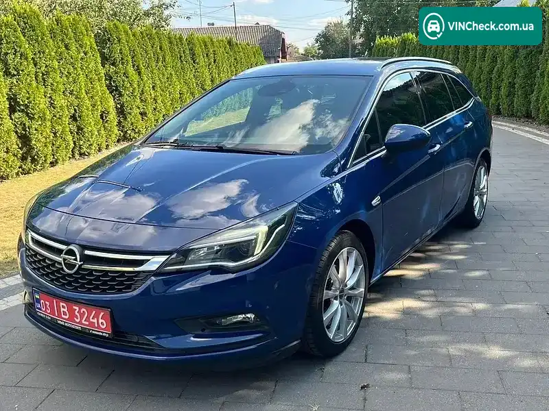 Opel Astra 2019, фото з оголошення 2 з 20, VIN W0VBE8EN6K8043362