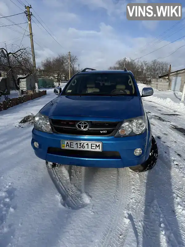 Toyota Fortuner 2007, фото з оголошення 1 з 16, VIN MR1YU59G900005344