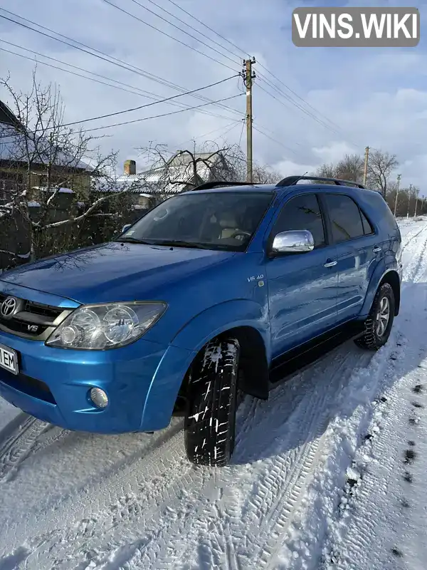 Toyota Fortuner 2007, фото з оголошення 2 з 16, VIN MR1YU59G900005344