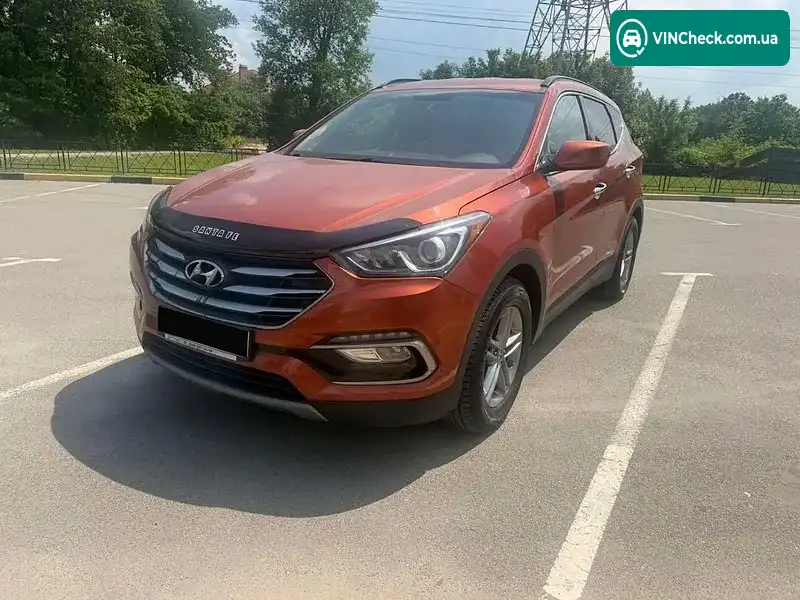 Hyundai Santa FE 2017, фото з оголошення 1 з 13, VIN 5XYZUDLB8HG490662