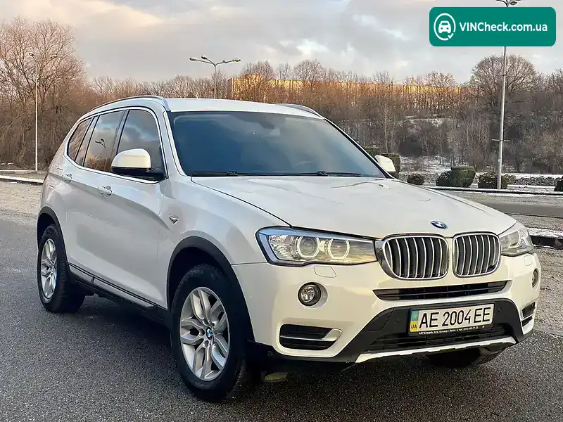 BMW X3 2016, фото з оголошення 2 з 20, VIN WBAWX310X00L76935
