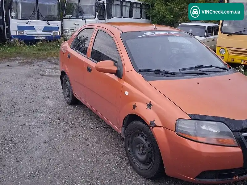 Chevrolet Aveo 2005, фото з оголошення 2 з 8, VIN KL1SF69YE6B577867