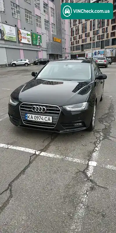 Audi A4 2013, фото з оголошення 1 з 20, VIN WAUBFAFL8DN039553