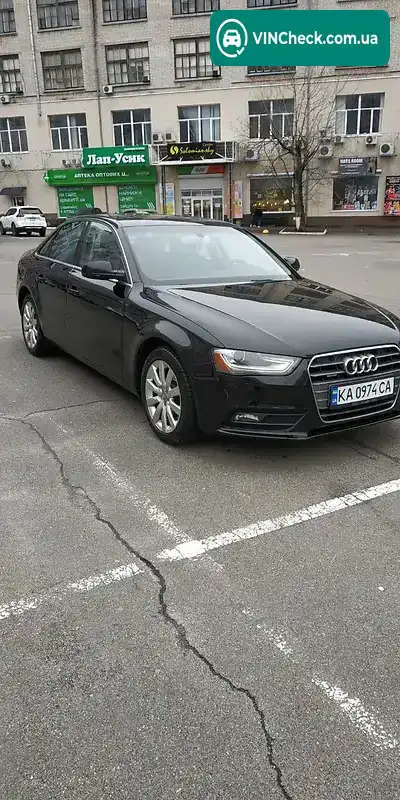 Audi A4 2013, фото з оголошення 2 з 20, VIN WAUBFAFL8DN039553