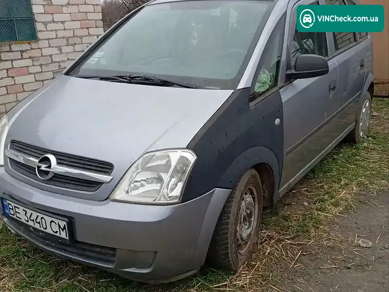 Opel Meriva 2003, фото з оголошення 1 з 5, VIN W0L0XCE7534330341