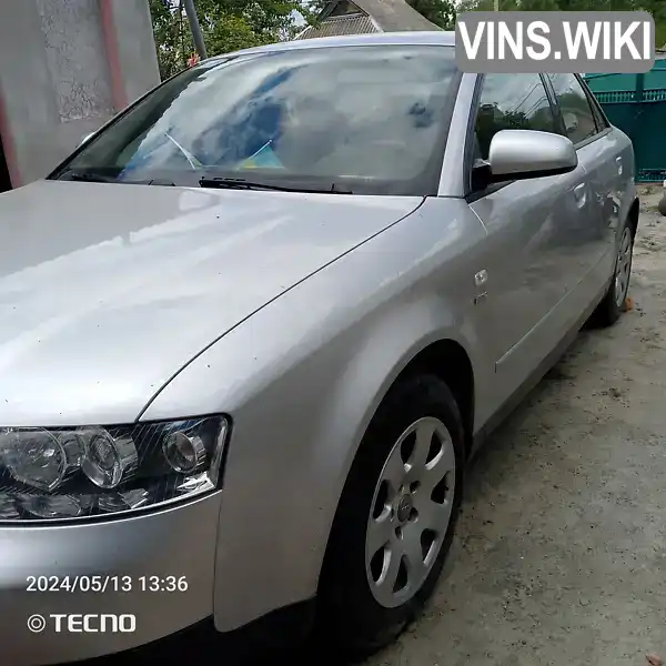 Audi A4 2002, фото з оголошення 2 з 16, VIN WAUZZZ8E83A004150