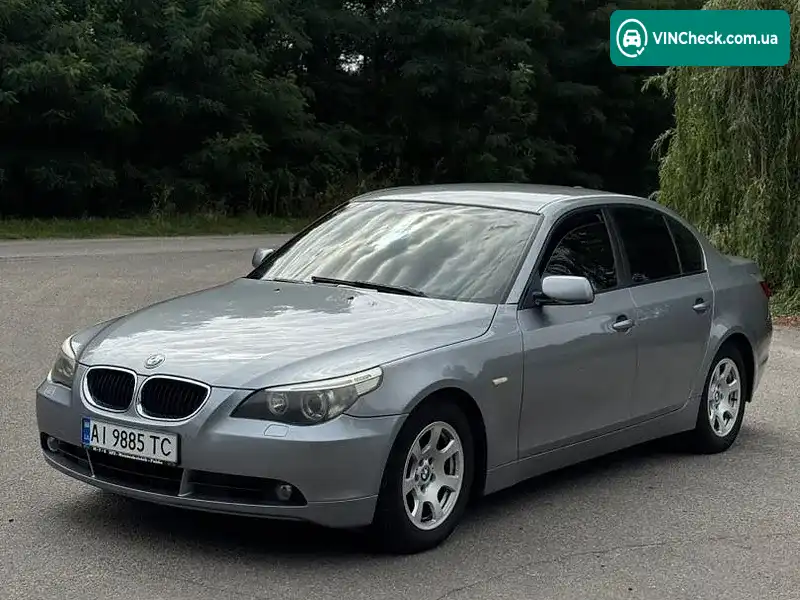 BMW 5 Series 2003, фото з оголошення 1 з 16, VIN WBANA51060B027722
