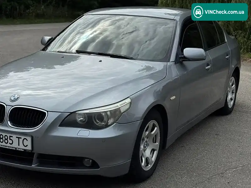BMW 5 Series 2003, фото з оголошення 2 з 16, VIN WBANA51060B027722