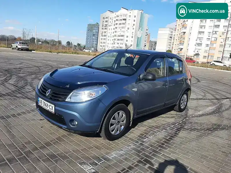 Renault Sandero 2010, фото з оголошення 1 з 16, VIN VF1BSR4AH43162373