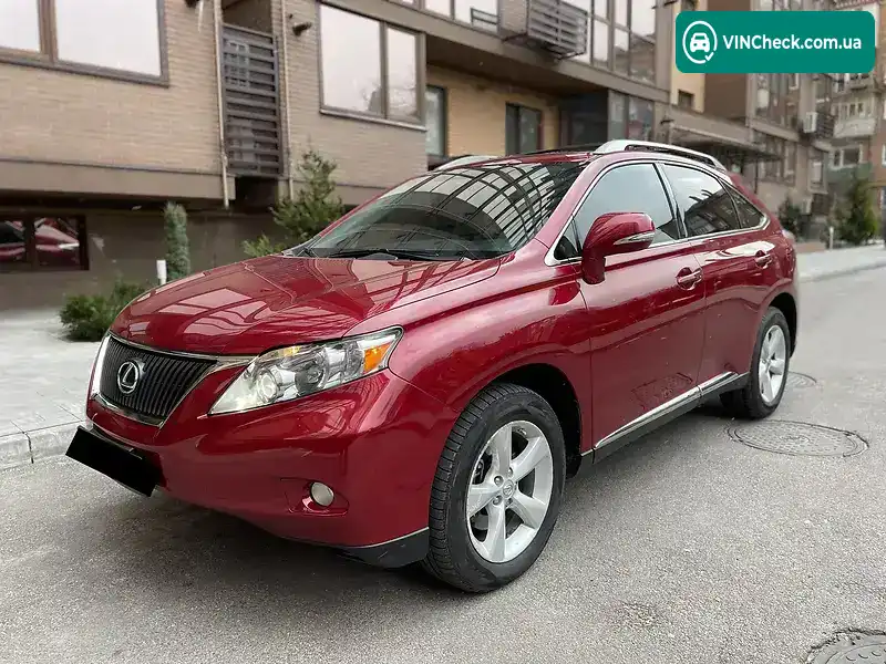 Lexus RX 2010, фото з оголошення 1 з 20, VIN 2T2BK1BA8AC079676