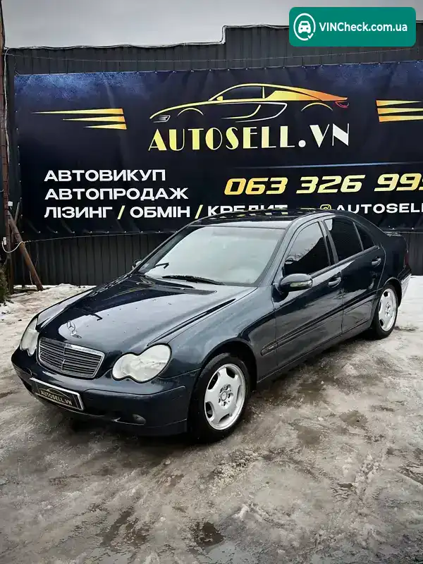 Mercedes-Benz C-Class 2002, фото з оголошення 1 з 11, VIN WDB2030041A320132