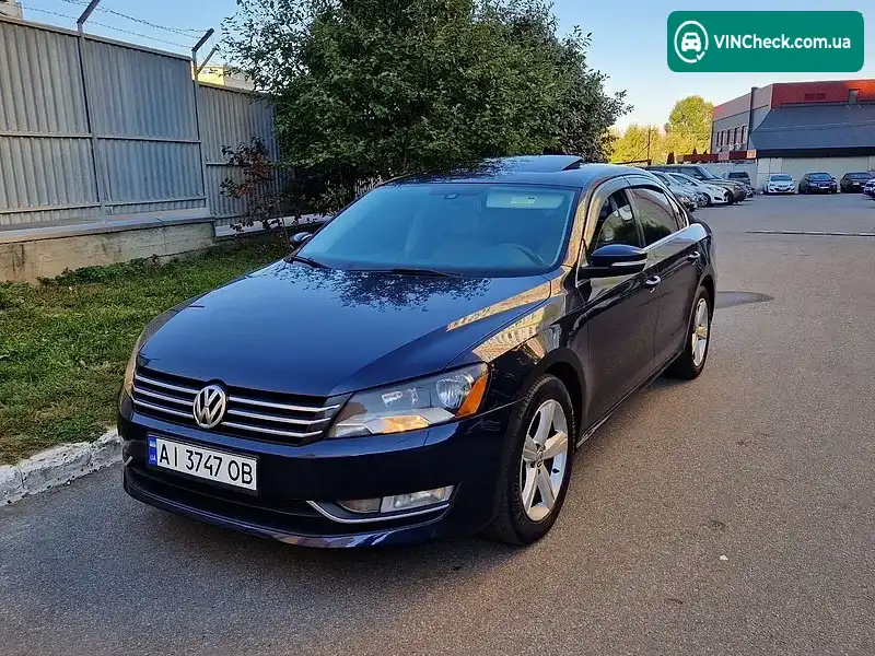 Volkswagen Passat 2013, фото з оголошення 1 з 17, VIN 1VWBP7A32DC151395